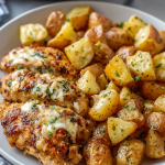 Garlic Parmesan Chicken and Potatoes