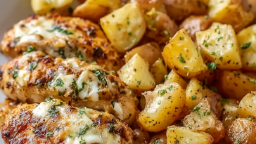 Garlic Parmesan Chicken and Potatoes