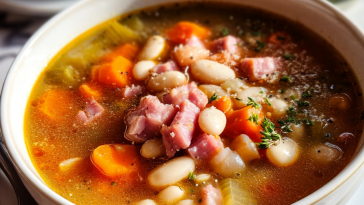 Easy Ham and Bean Soup