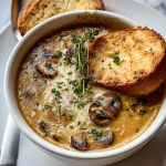 Creamy French Onion and Mushroom Soup